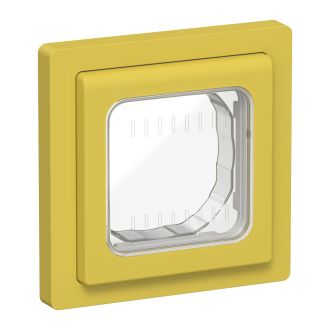 FLITE Рамка 1-местная IP55 желтый карри