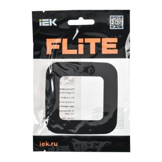 FLITE Artistic Рамка 1-местная черный