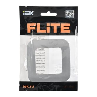 FLITE Artistic Рамка 1-местная алюминий