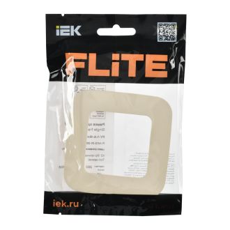 FLITE Artistic Рамка 1-местная сливочный