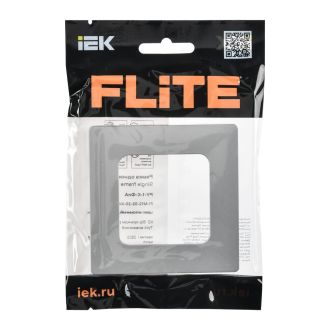 FLITE Classic Рамка 1-местная алюминий