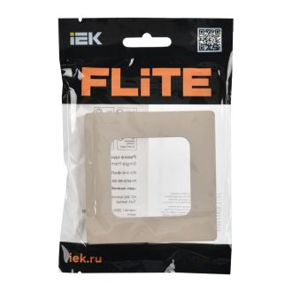 FLITE Classic Рамка 1-местная льняной