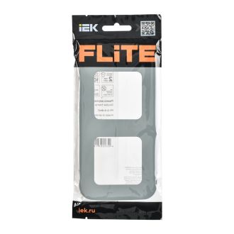 FLITE Artistic Рамка 2-местная серый