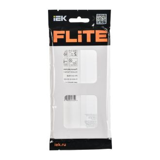 FLITE Classic Рамка 2-местная белый