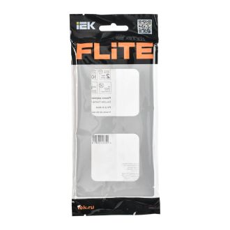 FLITE Classic Рамка 2-местная алюминий