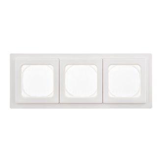 FLITE Рамка 3-местная IP55 белый