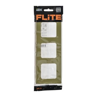 FLITE Classic Рамка 3-местная оливковый