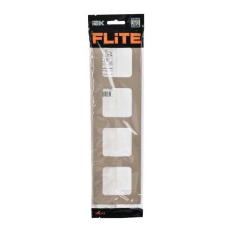 FLITE Artistic Рамка 4-местная шампань