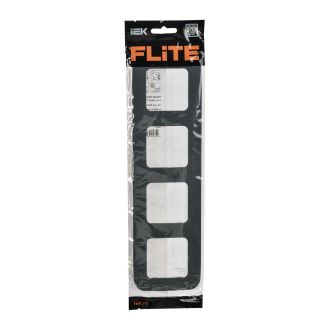 FLITE Artistic Рамка 4-местная мокрый асфальт