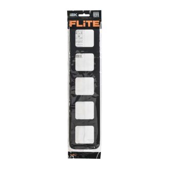 FLITE Artistic Рамка 5-местная черный
