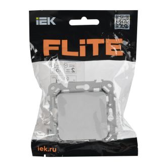 FLITE Заглушка с суппортом алюминий