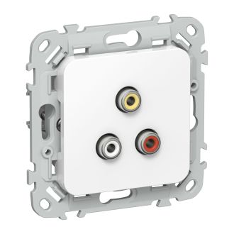 FLITE Розетка RCA белый
