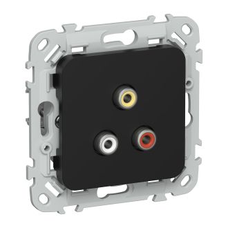 FLITE Розетка RCA черный