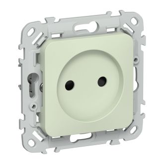 FLITE Розетка без заземления с защитными шторками 10А панг