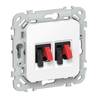 FLITE Розетка 2-местная аудио белый