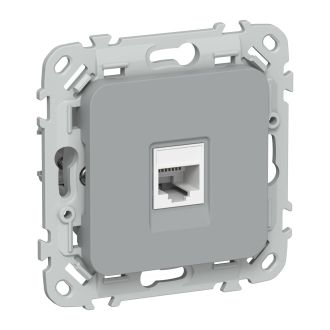 FLITE Розетка телефонная RJ11 категория 3 серый