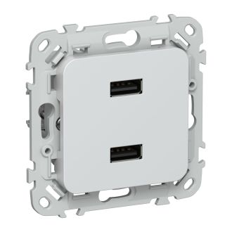 FLITE Розетка USB A+A 2,1А жемчуг