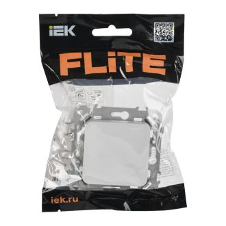 FLITE Выключатель 1-клавишный 10А белый