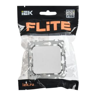 FLITE Выключатель 1-клавишный 10А жемчуг