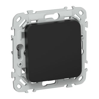 FLITE Выключатель 1-клавишный проходной 10А черный