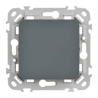 FLITE Выключатель 1-клавишный проходной 10А мокрый асфальт