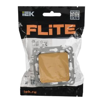 FLITE Выключатель 1-клавишный проходной 10А шамуа