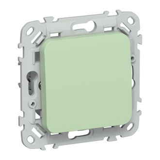 FLITE Выключатель 1-клавишный проходной 10А фисташковый