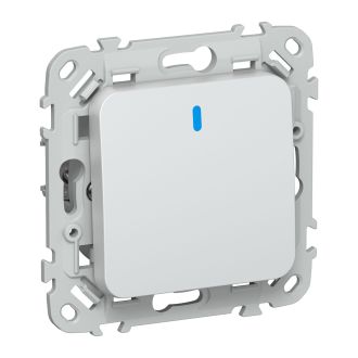 FLITE Выключатель 1-клавишный проходной с индикацией 10А жемчуг