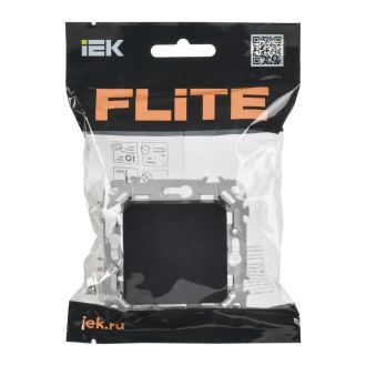 FLITE Выключатель 1-клавишный перекрестный 10А черный