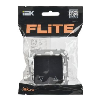 FLITE Выключатель жалюзи 10А черный