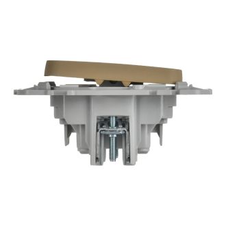FLITE Выключатель 2-клавишный проходной 10А хаки
