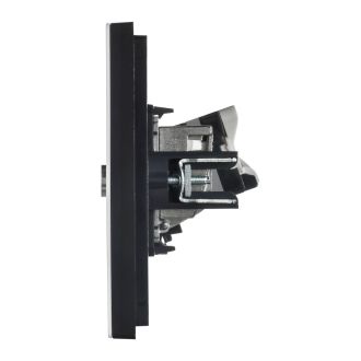 FORTE&PIANO Розетка двойная TV+RJ45 кат.5E металл белый