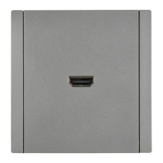 FORTE&PIANO Розетка HDMI сталь
