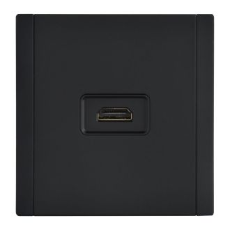 FORTE&PIANO Розетка HDMI металл черный