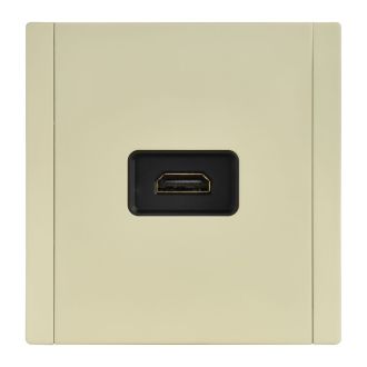 FORTE&PIANO Розетка HDMI металл слоновая кость
