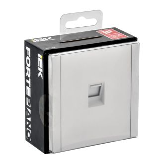 FORTE&PIANO Розетка компьютерная RJ45 кат.5E белый