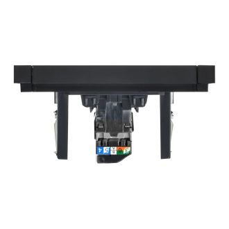 FORTE&PIANO Розетка компьютерная RJ45 кат.5E черный