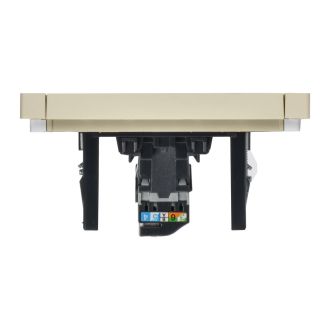 FORTE&PIANO Розетка компьютерная RJ45 кат.5E ваниль