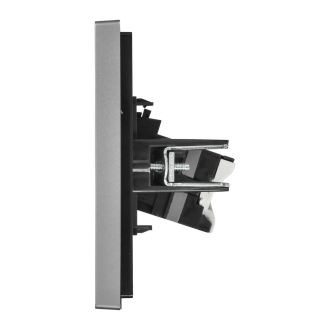 FORTE&PIANO Розетка компьютерная RJ45 кат.5E сталь