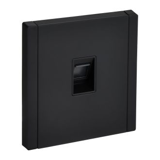 FORTE&PIANO Розетка компьютерная RJ45 кат.5E металл черный