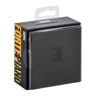FORTE&PIANO Розетка компьютерная RJ45 кат.5E металл черный