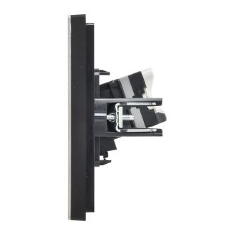 FORTE&PIANO Розетка компьютерная RJ45 кат.5E металл шампань