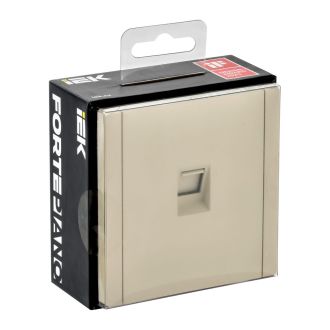 FORTE&PIANO Розетка компьютерная RJ45 кат.6 ваниль