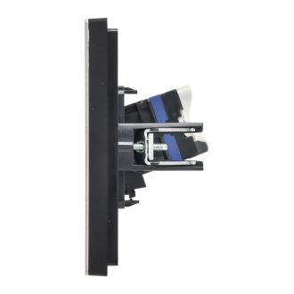 FORTE&PIANO Розетка компьютерная RJ45 кат.6 металл шампань