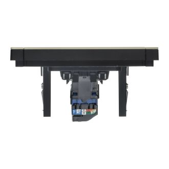 FORTE&PIANO Розетка компьютерная RJ45 кат.6 металл слоновая кость