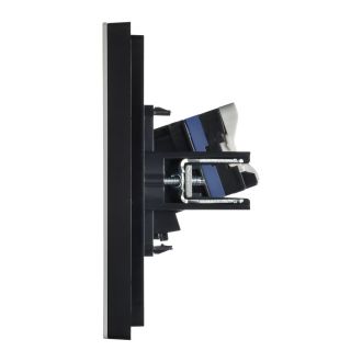 FORTE&PIANO Розетка компьютерная RJ45 кат.6 металл никель