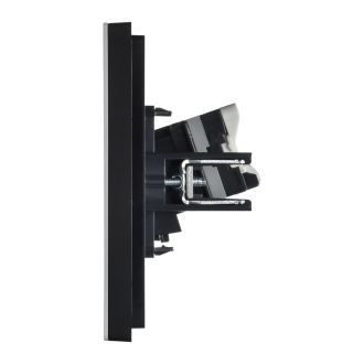 FORTE&PIANO Розетка компьютерная двойная RJ45 кат.5E металл никель