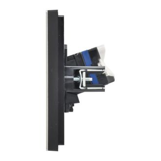 FORTE&PIANO Розетка компьютерная двойная RJ45 кат.6 металл шампань