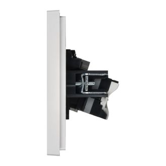 FORTE&PIANO Розетка двойная RJ11+RJ45 кат.5E белый