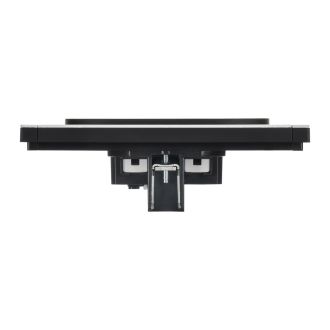 FORTE&PIANO Розетка 2-местная без заземления без защитных шторок безвинтовое крепление 10А металл белый